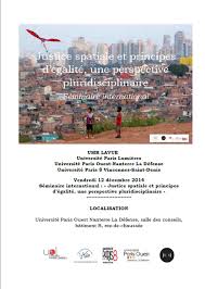 « Justice spatiale et principes d’égalité, une perspective pluridisciplinaire