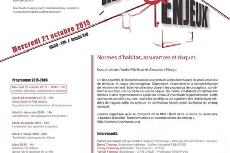Séminaire « Lieux et Enjeux » 2015-2016