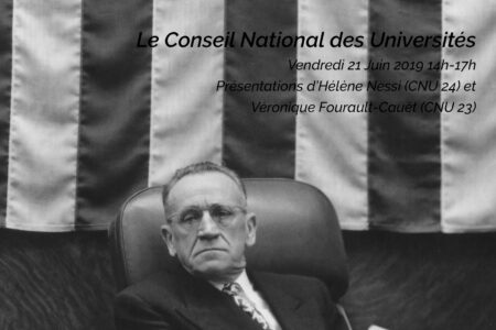 Séminaire doctoral Mosaïques : Le Conseil National des Universités