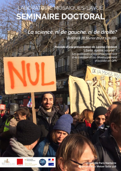 Séminaire doctoral Mosaïques – La science, ni de gauche, ni de droite ?