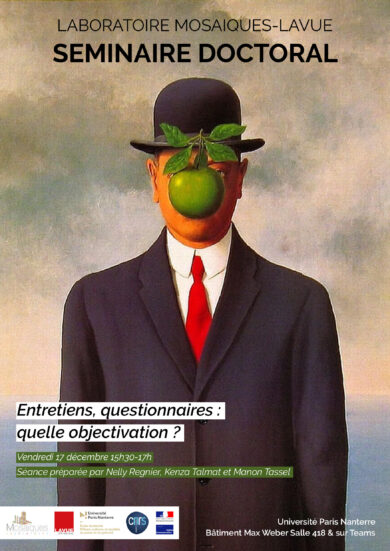 Séminaire doctoral – Entretiens, questionnaires : quelle objectivation ?