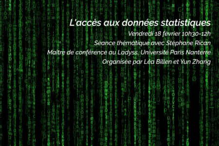 Séminaire doctoral Mosaïques – L’accès aux données statistiques