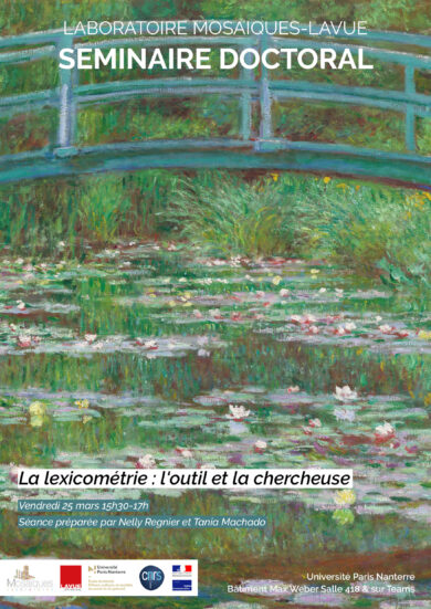 Séminaire doctoral Mosaïques – La lexicométrie : l’outil et la chercheuse
