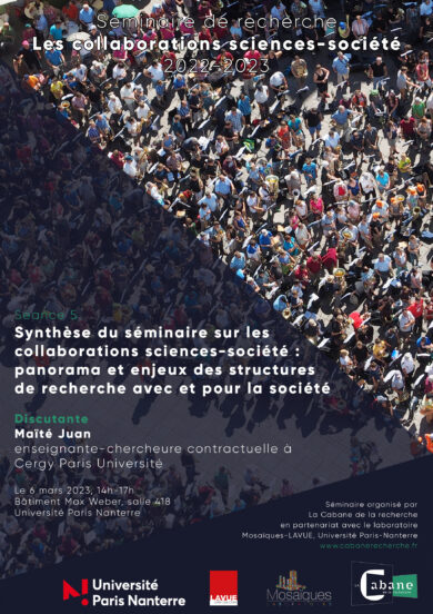 Séminaire – Les collaborations science-société