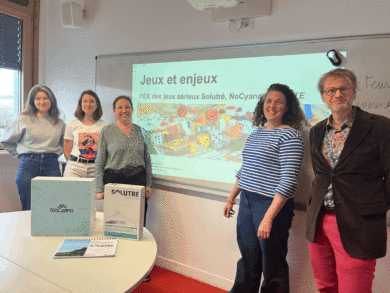 Jeux et enjeux autour de trois jeux sérieux: NoCyano, DéfiTe, Solutré